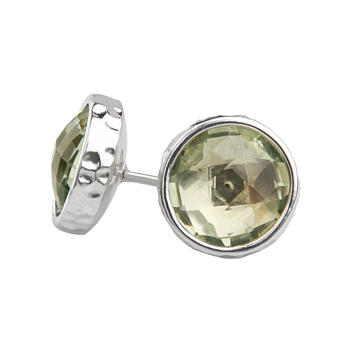 7th Avenue Green Amethyst Stud