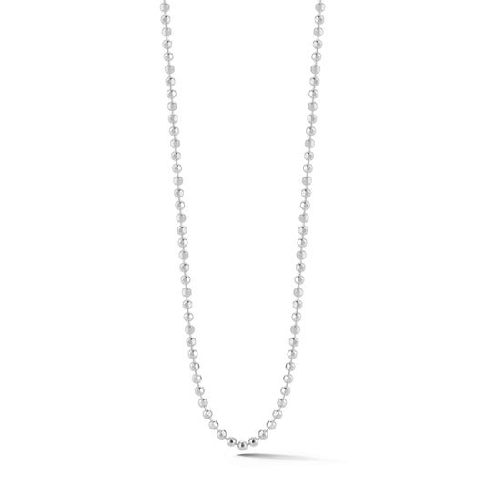 16-inch Diamond-cut Silver Chain